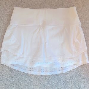 Athletea Stealth TruCool Skort Womens XS white Athletic Golf Tennis